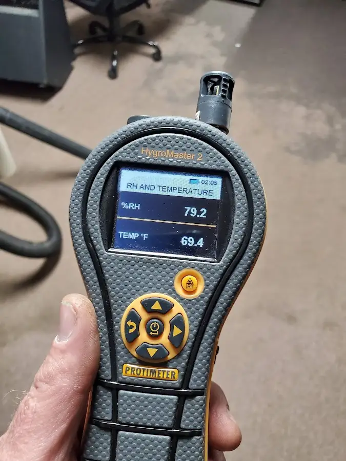 Moisture meter humidity assessment for Fire & Smoke Damage Restoration in Aliquippa
